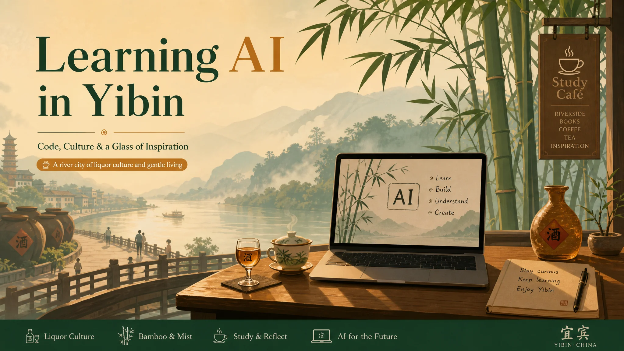 宜宾ai培训在哪里？酒都学AI的选择