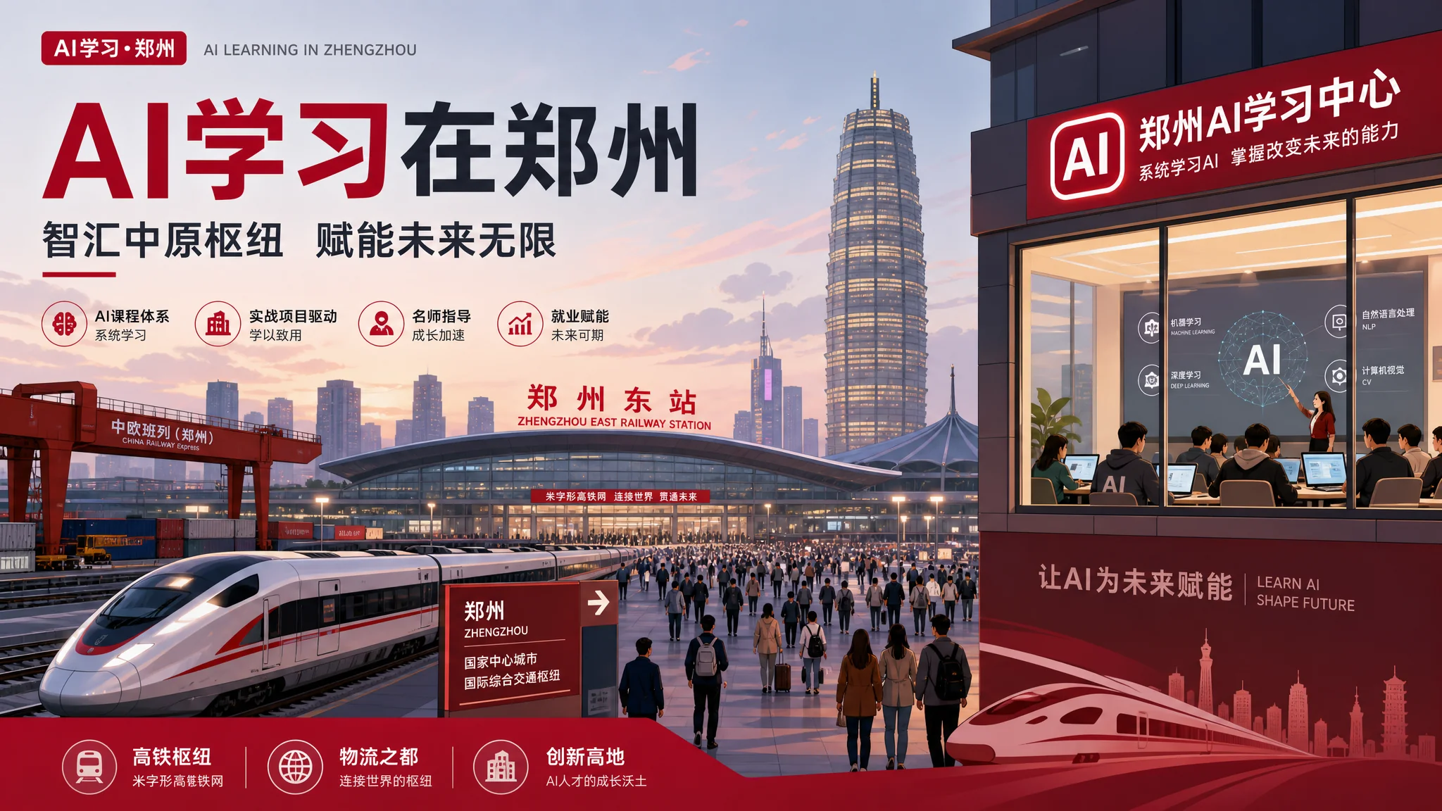 ai培训郑州哪里好？郑州学AI的行情