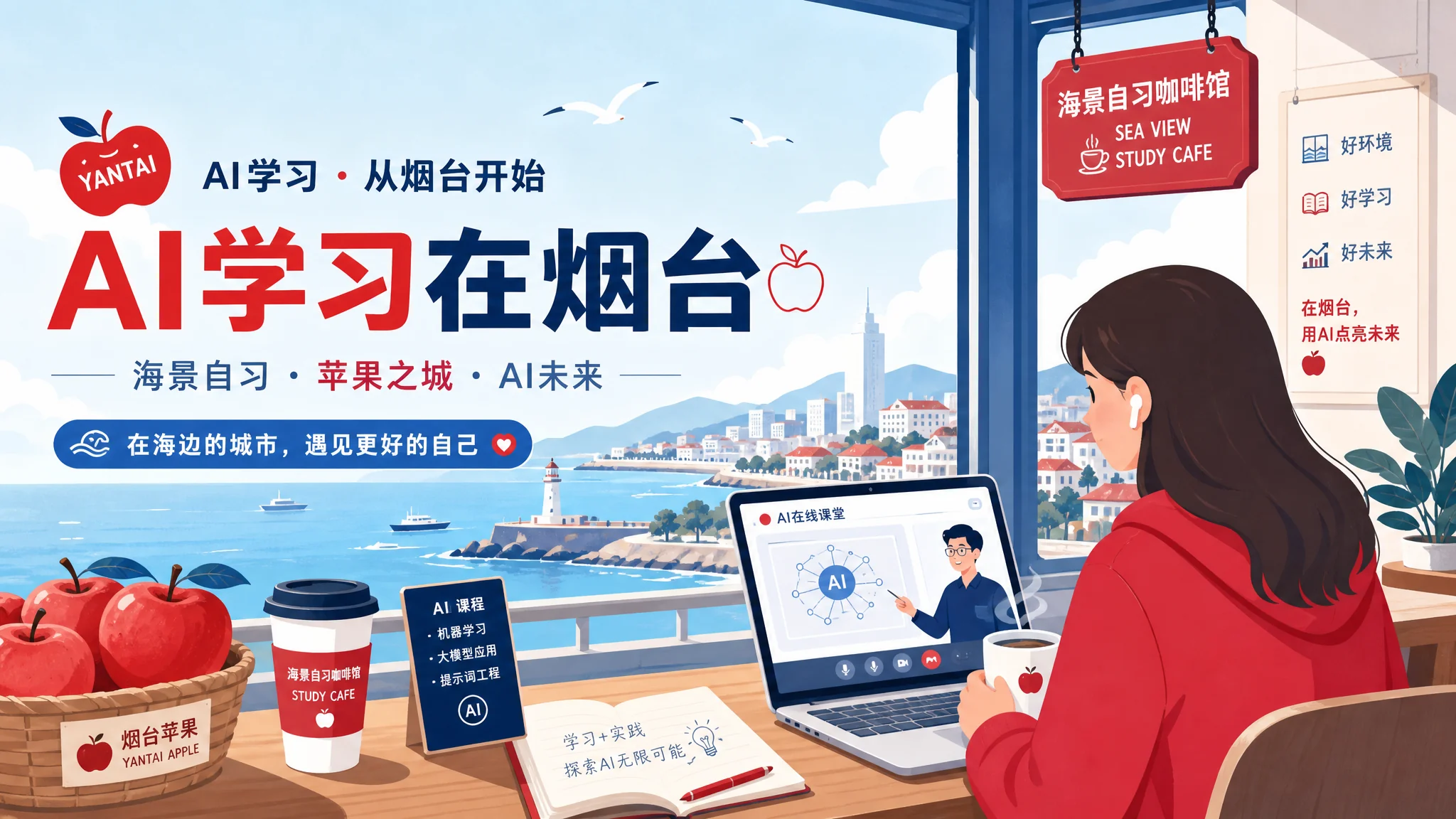 烟台ai培训哪里有？胶东学AI的本地与线上路线