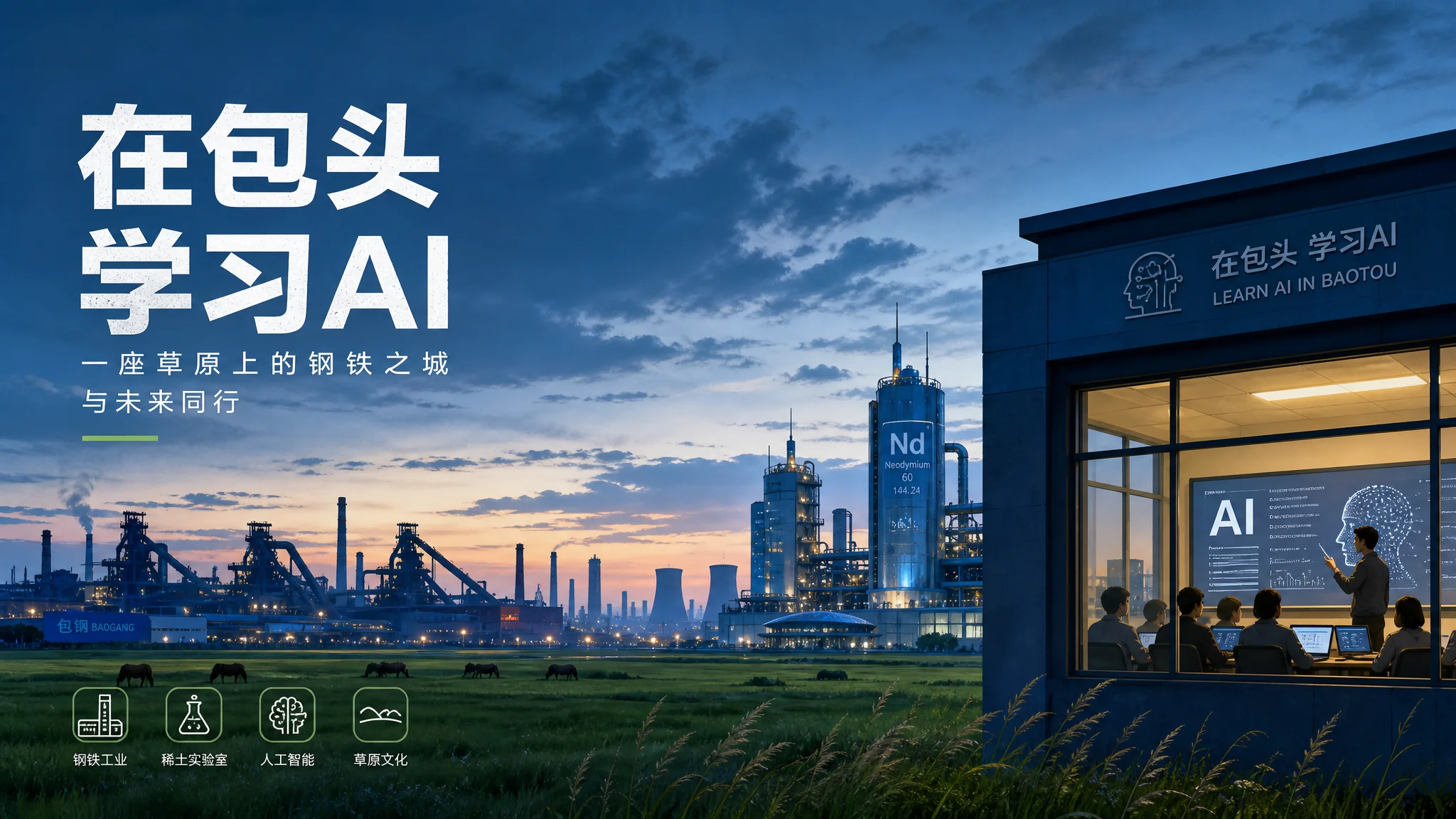 包头培训ai去哪学？草原钢城学AI的路线