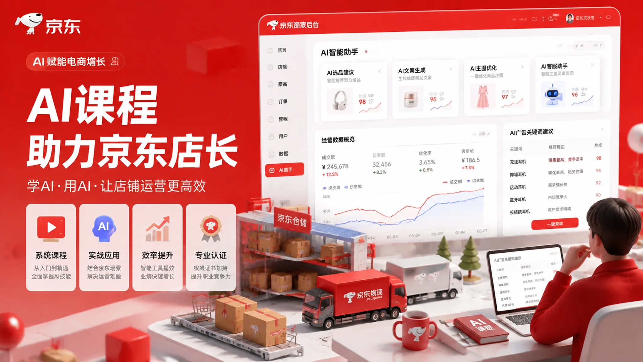 ai京东培训是什么？电商运营AI课观察