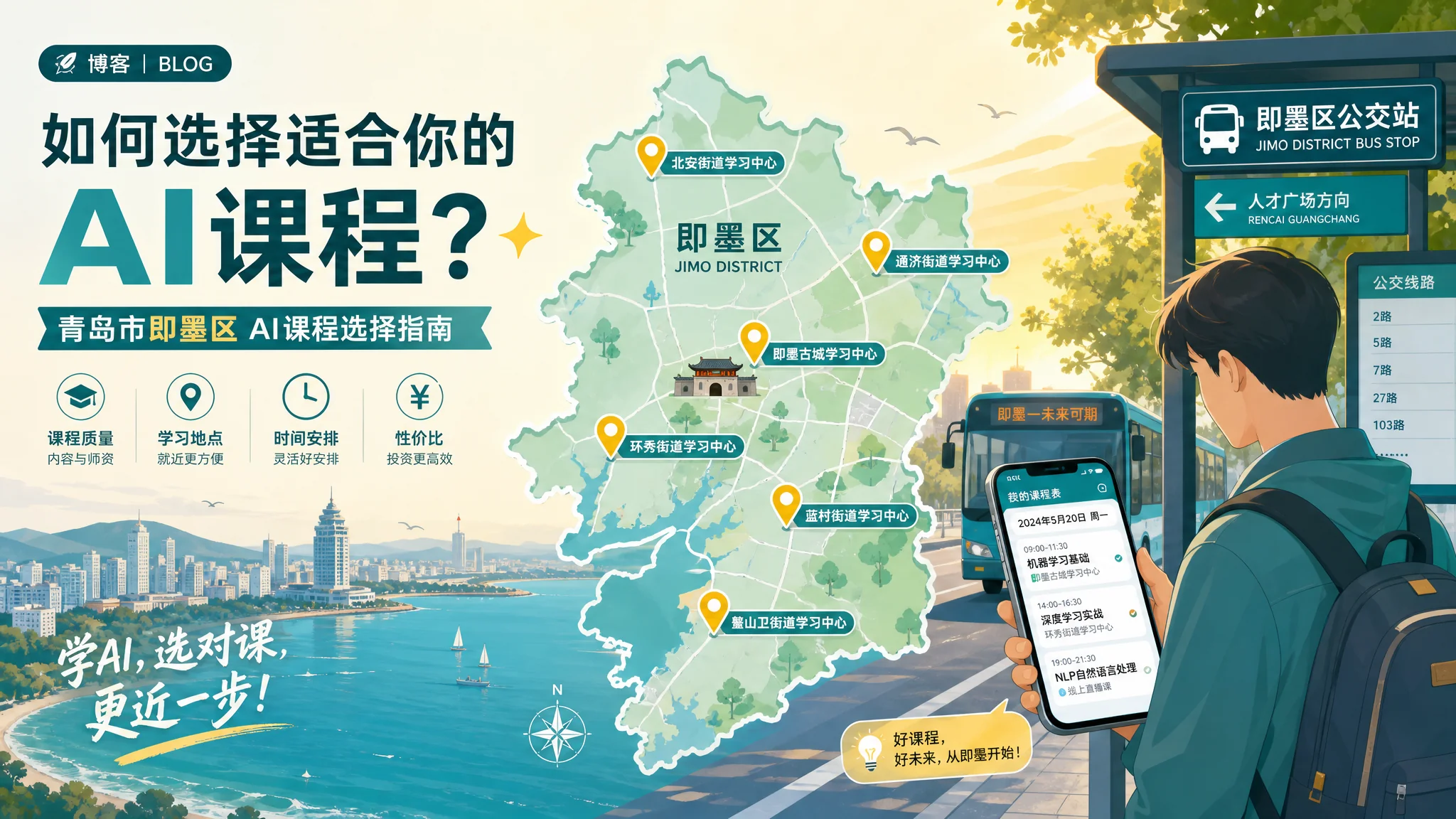 即墨培训 AI去哪学？青岛即墨区的AI课程选择