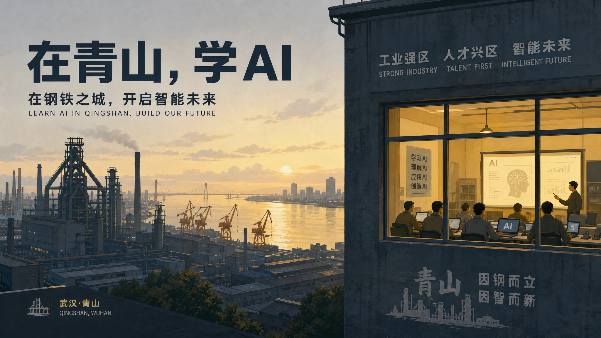 青山ai培训在哪里？钢城学AI的选择