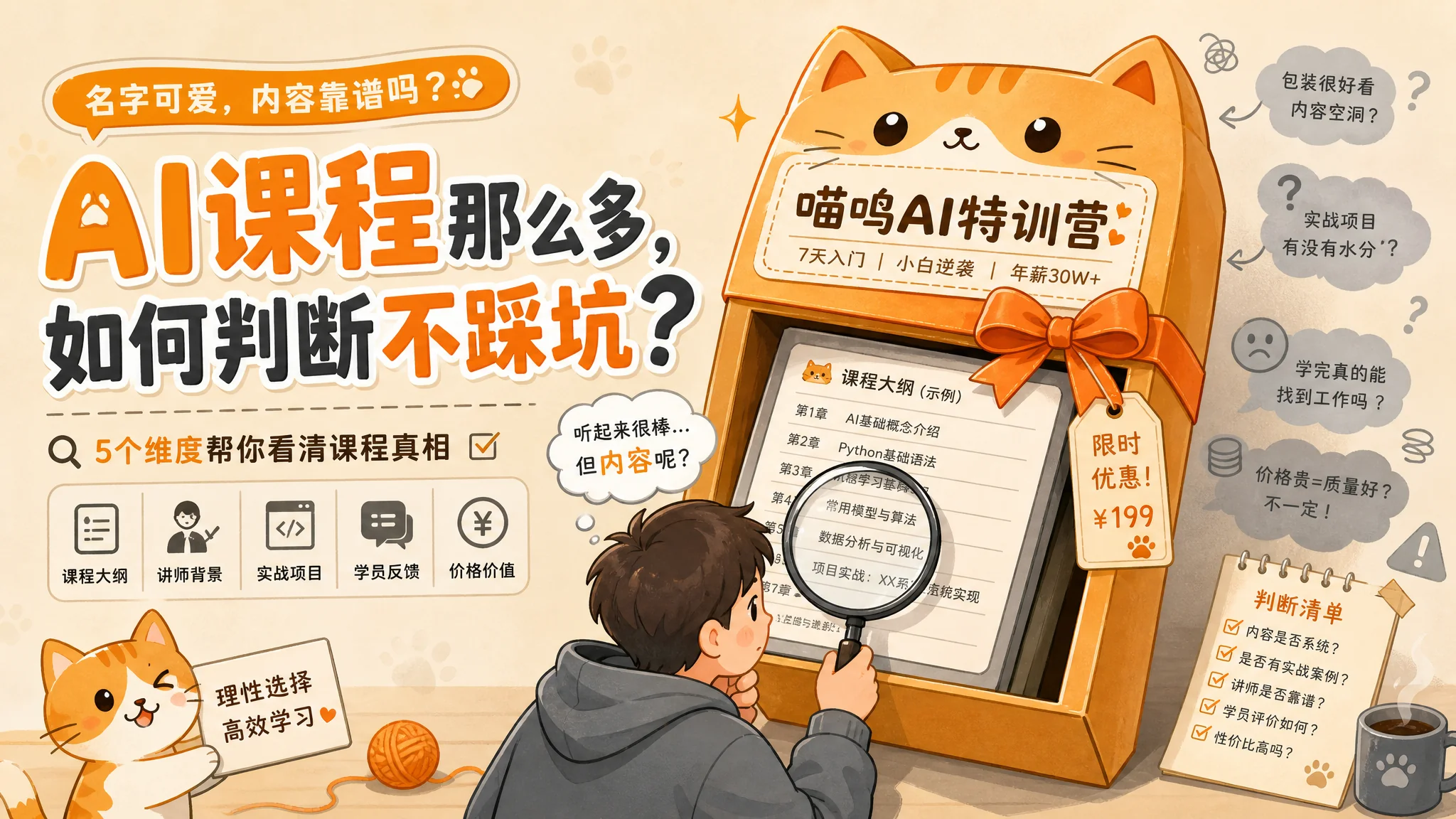 小猫ai培训是什么？趣味AI课程的名字游戏与鉴别