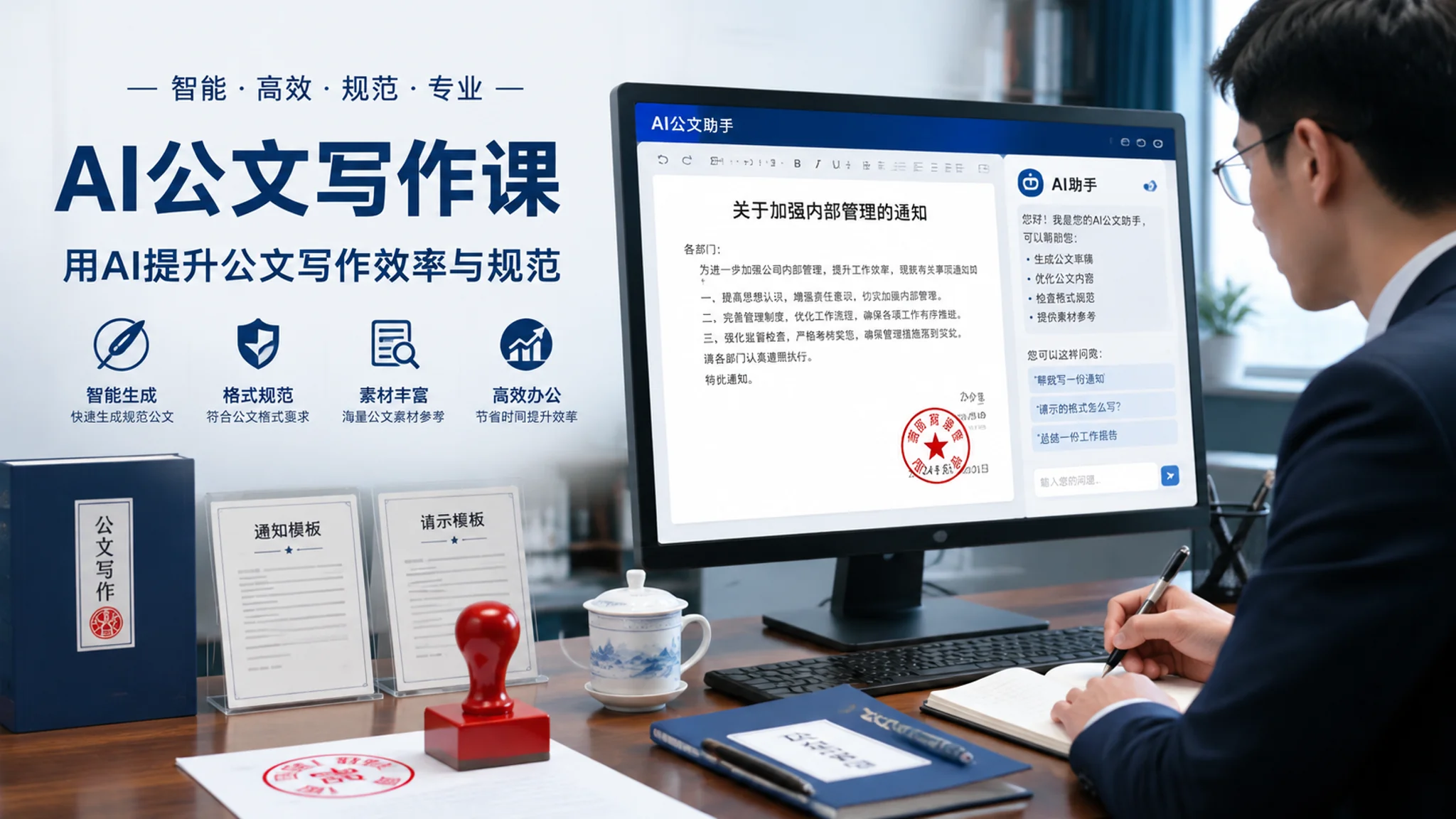 ai公文培训学什么？公文写作AI课盘点