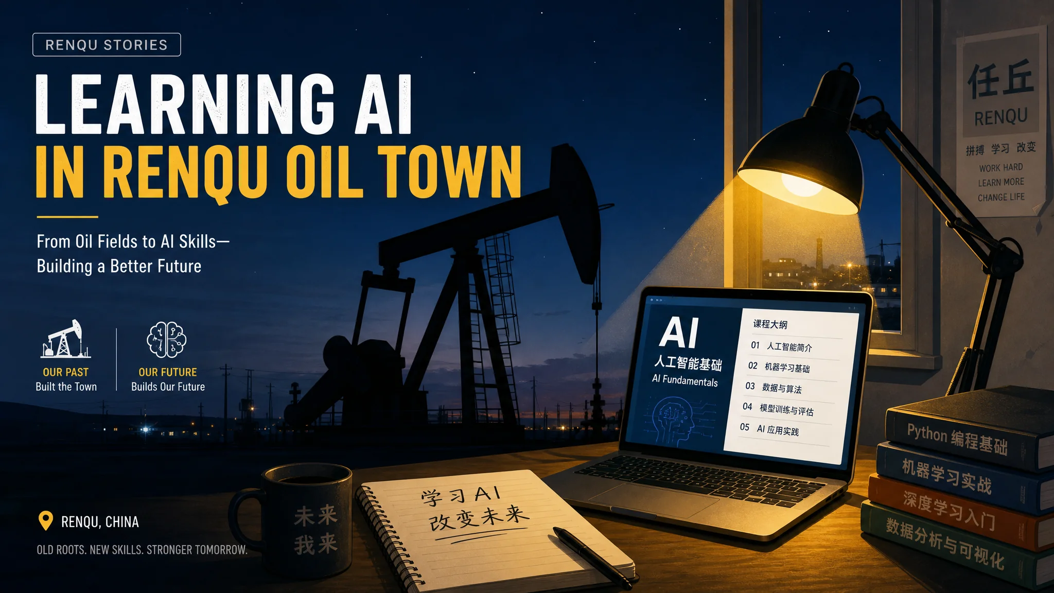 任丘ai培训哪里有？华北油区小城学AI的选择