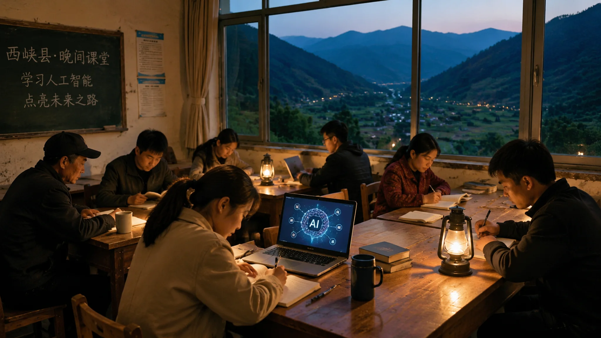 西峡培训ai去哪学？伏牛山学AI的路