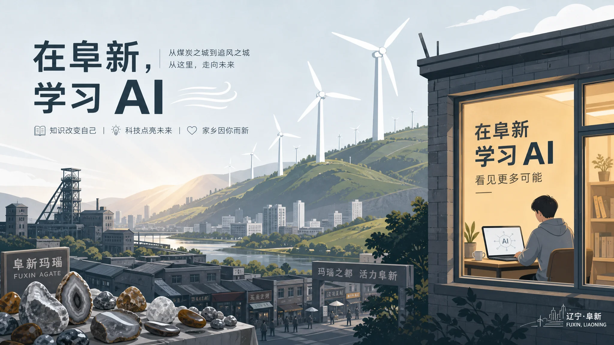 阜新AI培训在哪里？辽西小城学AI的选择