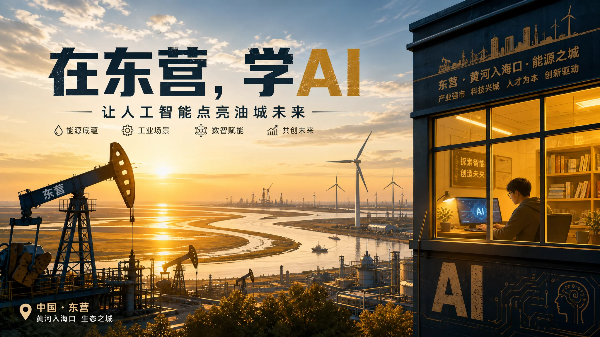 东营ai培训在哪里？油城学AI的选择