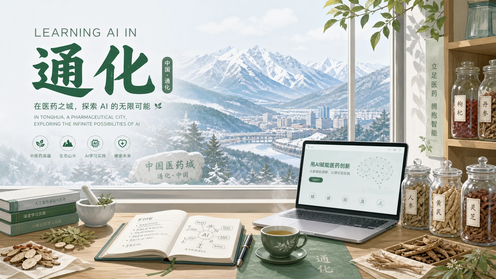 通化ai培训在哪里？山城学AI的选择