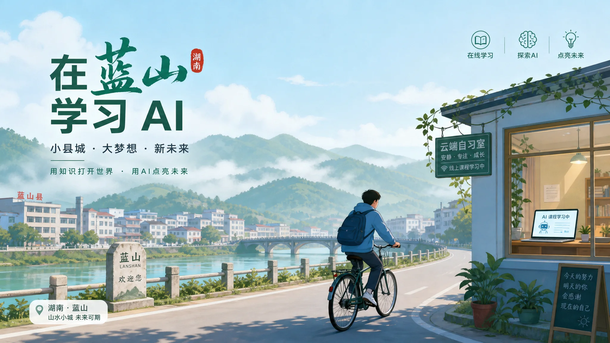蓝山ai培训在哪里？湘南小县学AI的路