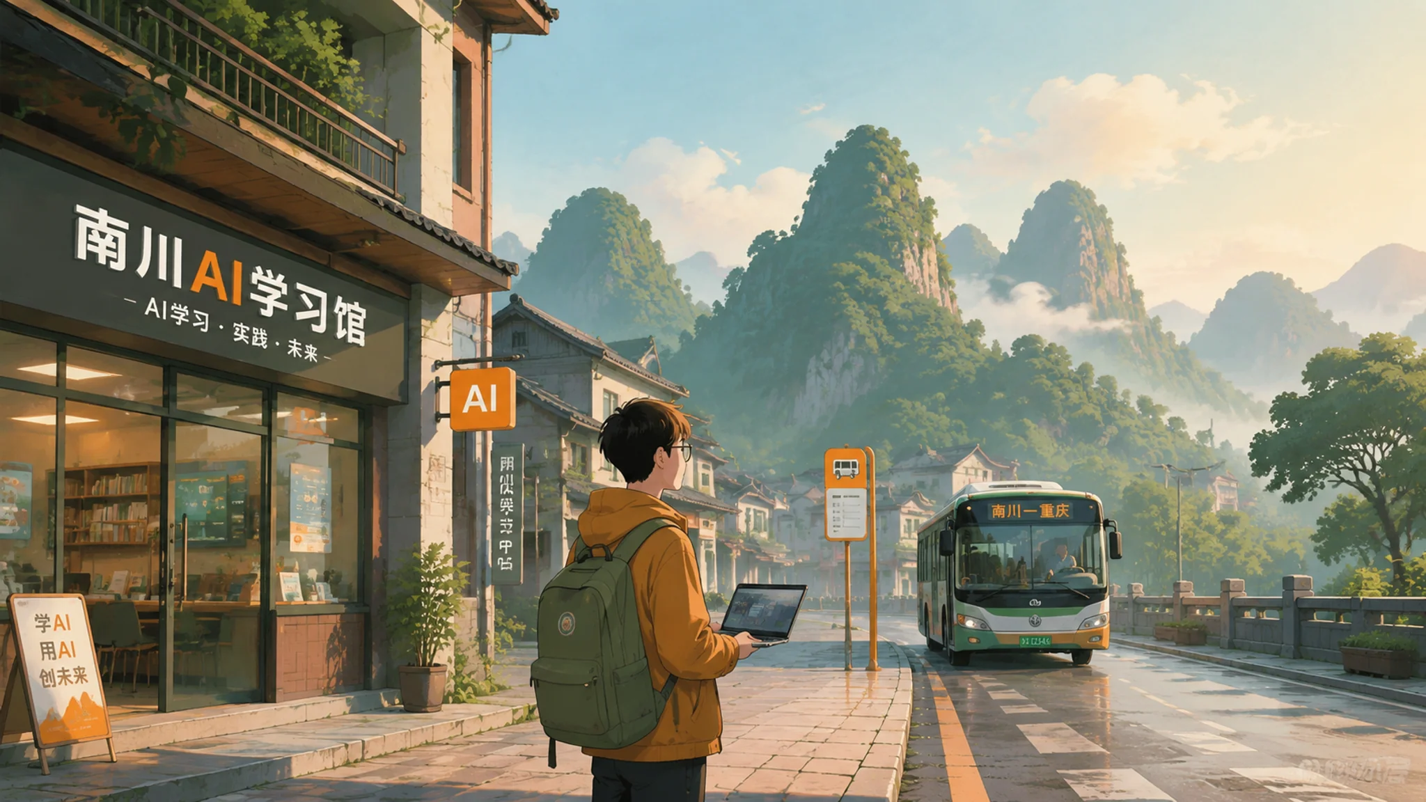 南川ai培训在哪里？渝南小城学AI的路