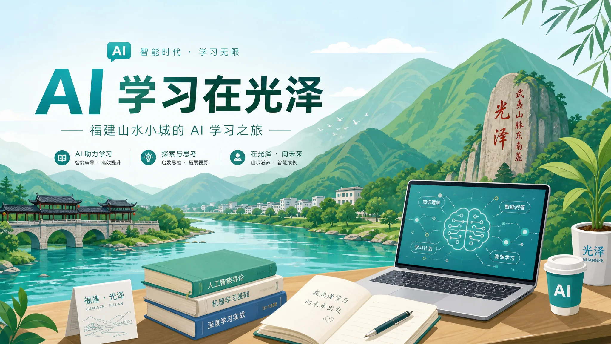光泽ai培训在哪里？闽北小县学AI的路