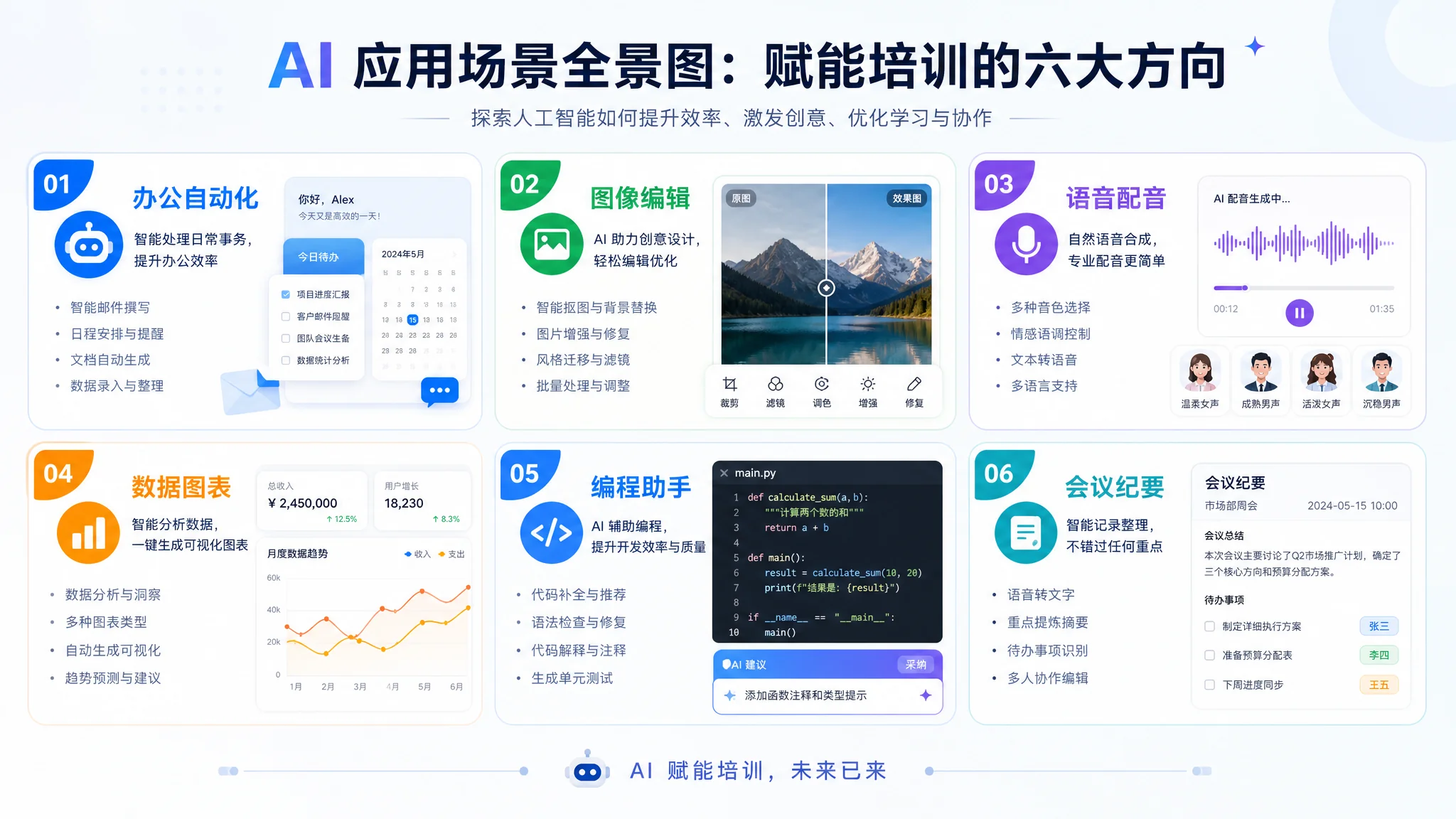 Ai 培训应用有哪些？AI落地场景盘点