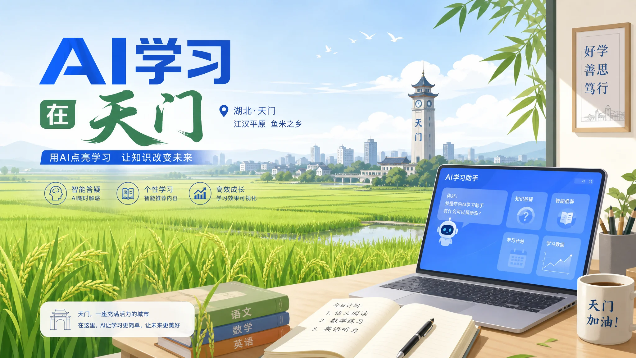 天门ai培训在哪里？江汉平原小城学AI的路