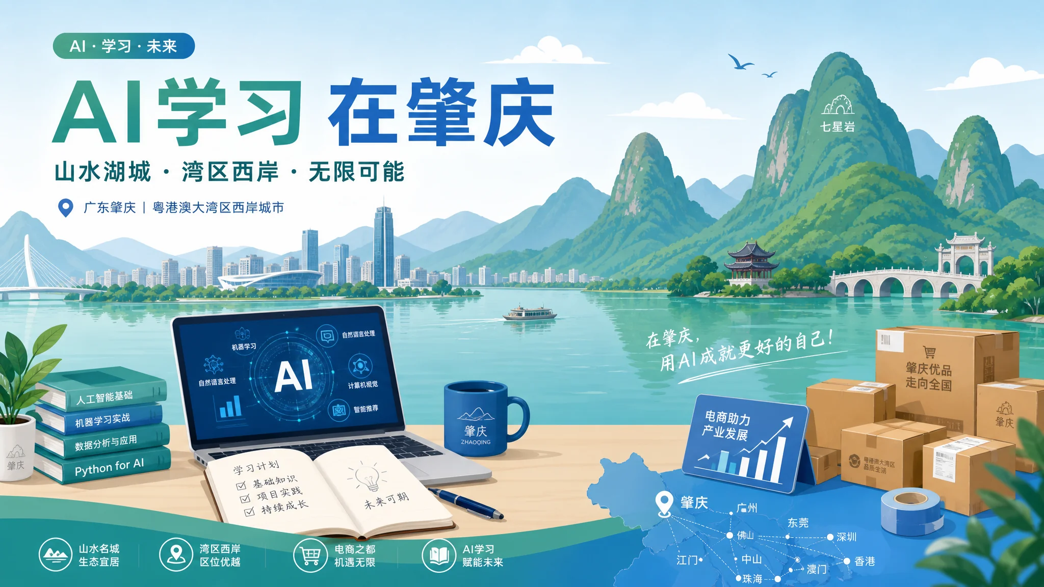 肇庆ai培训哪里有？粤港澳大湾区西岸学AI的选择