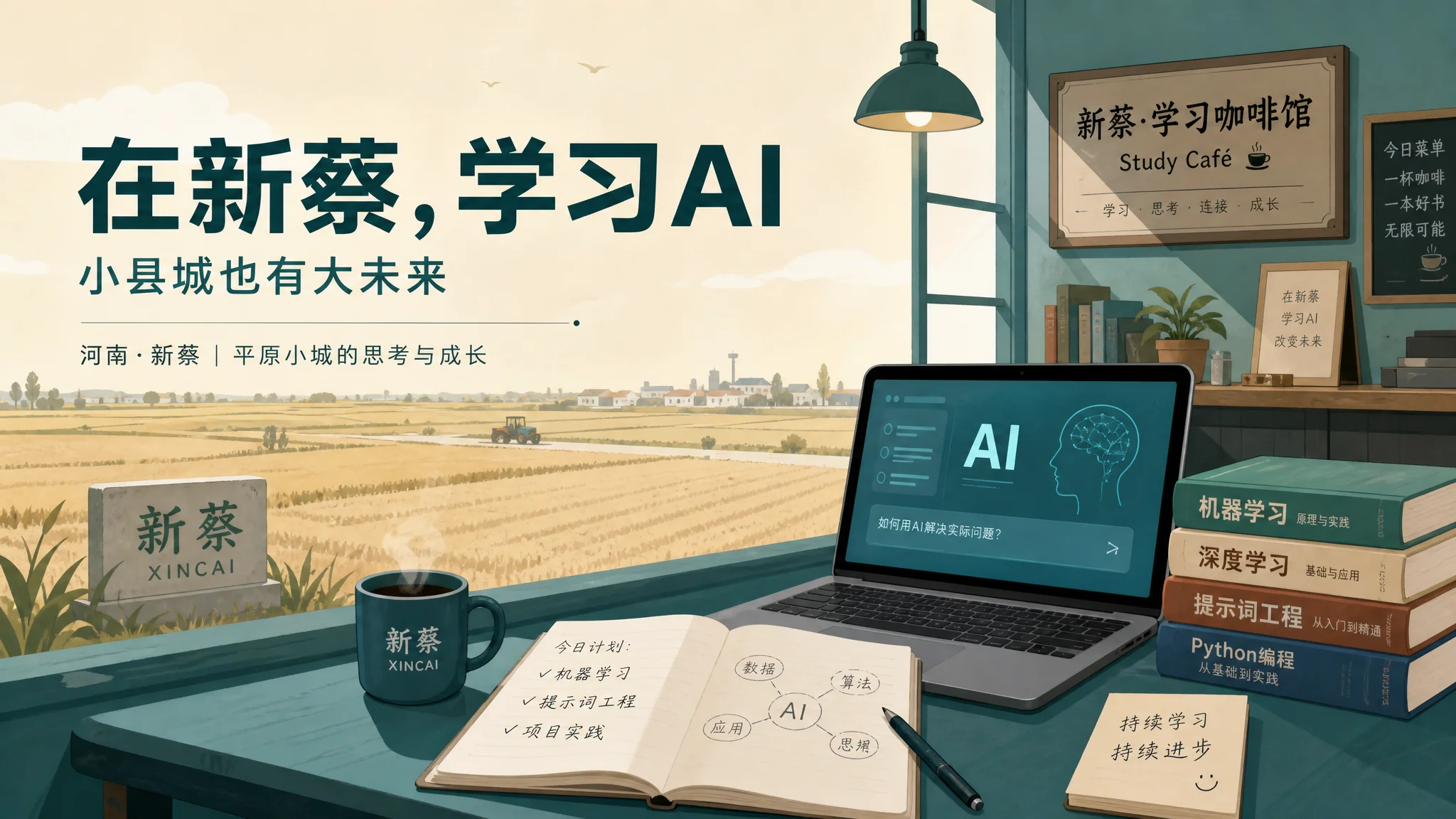 新蔡培训ai去哪学？豫东南学AI的路