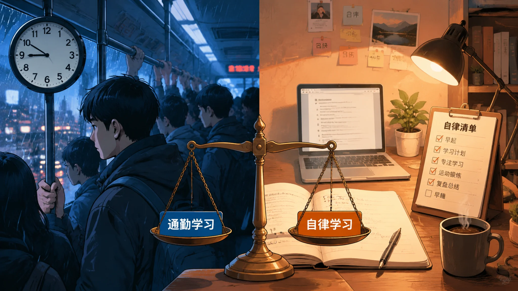 中职ai培训选线上还是线下？先算通勤账和自律账