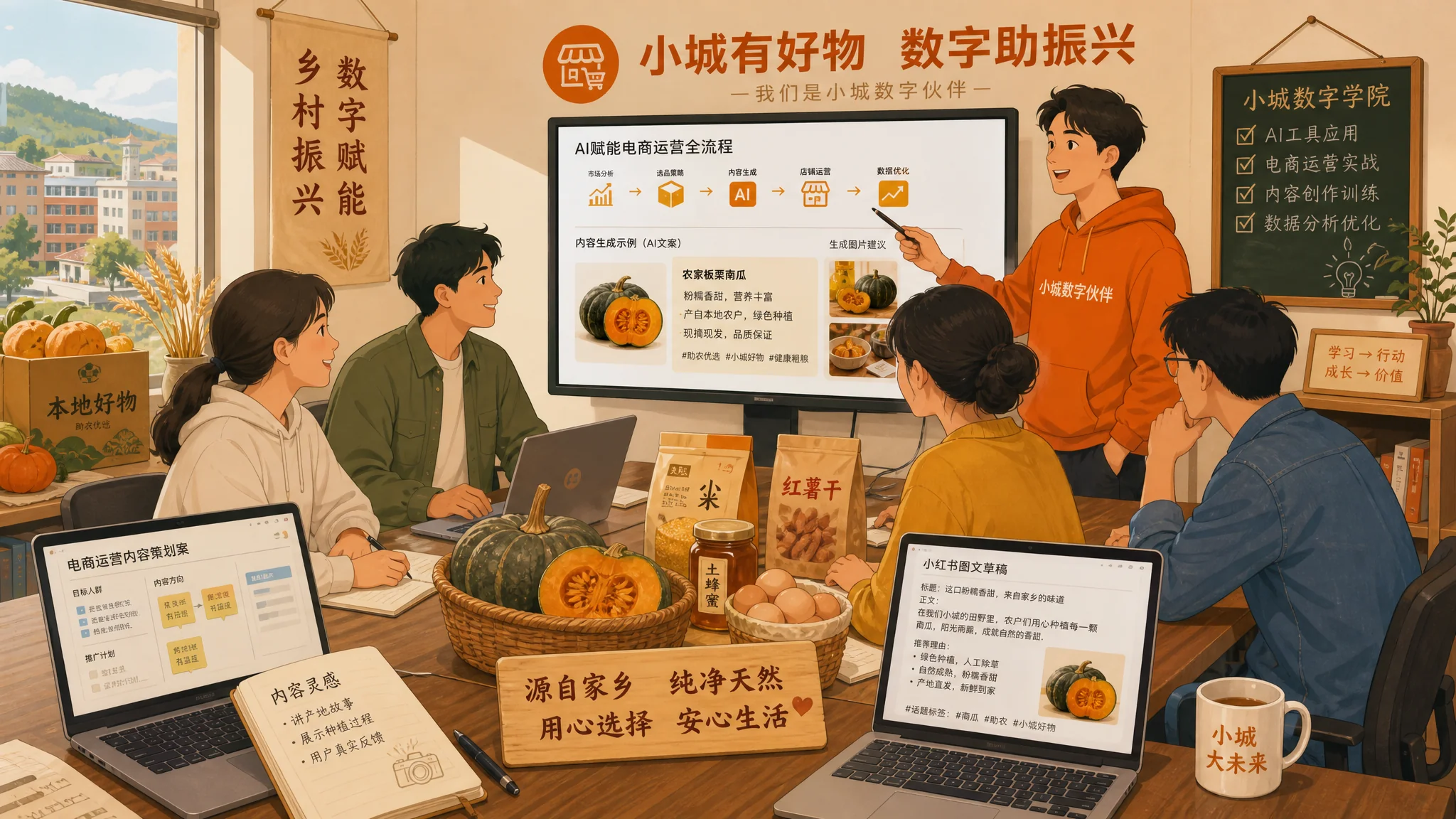 商丘ai培训充电记：农产品代运营公司的集体课