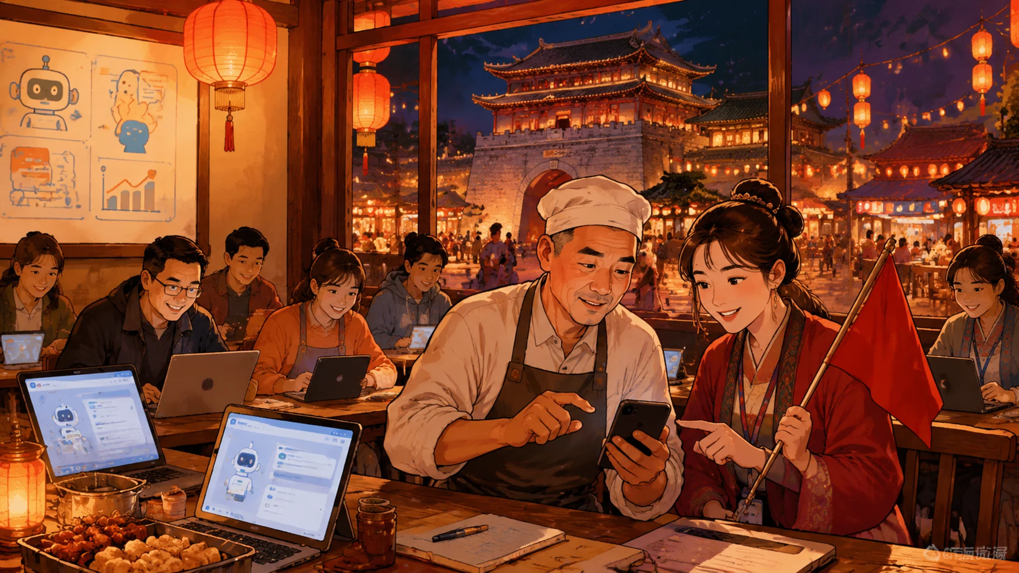 开封ai培训体验记：夜市摊主和景区讲解员的新工具