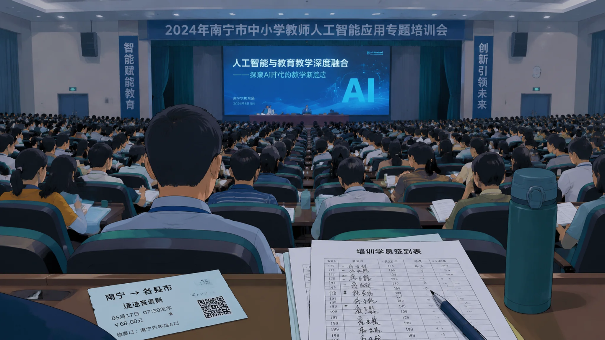 广西ai培训到底教什么？县城老师去南宁集中学三天的实话