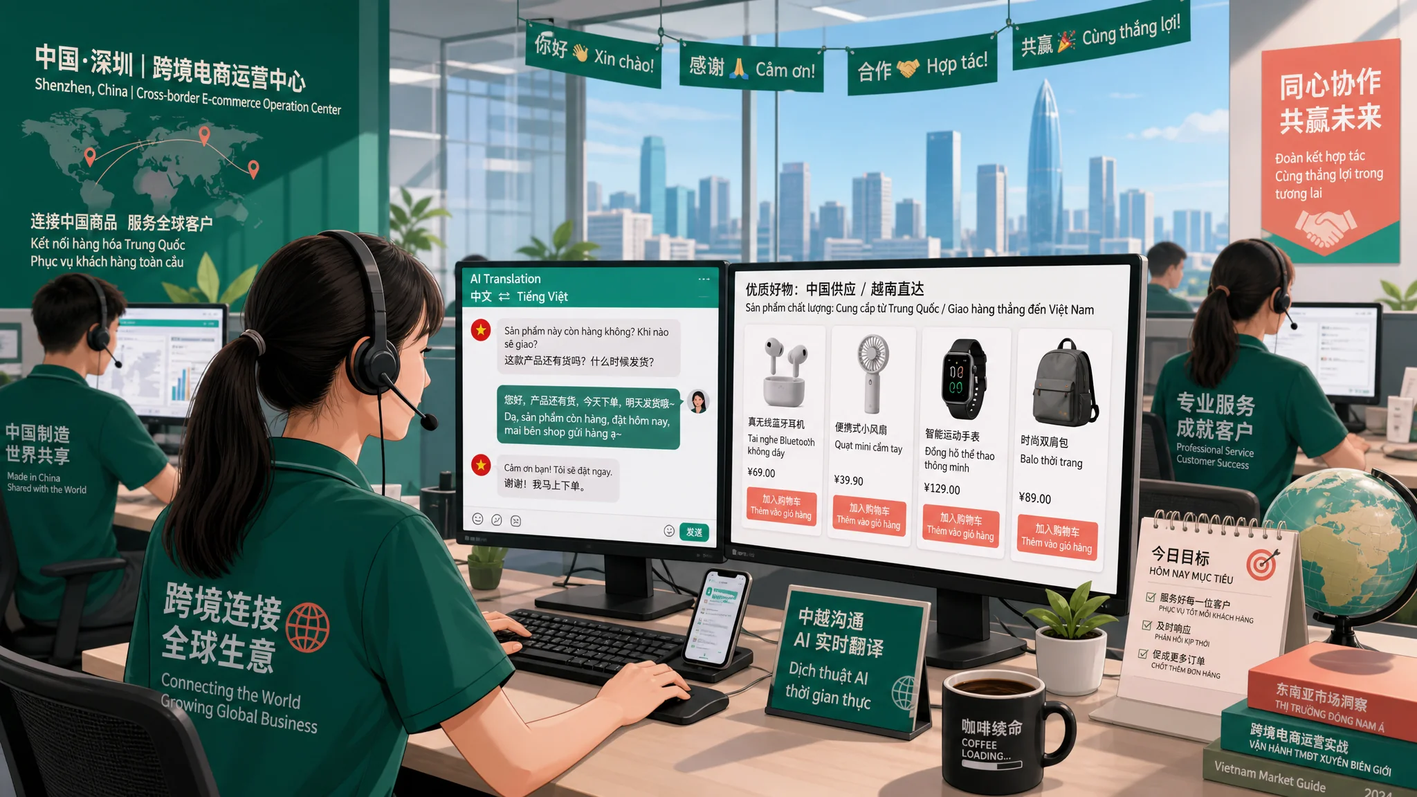 南宁培训ai实测：跨境客服班里的越南语与AI