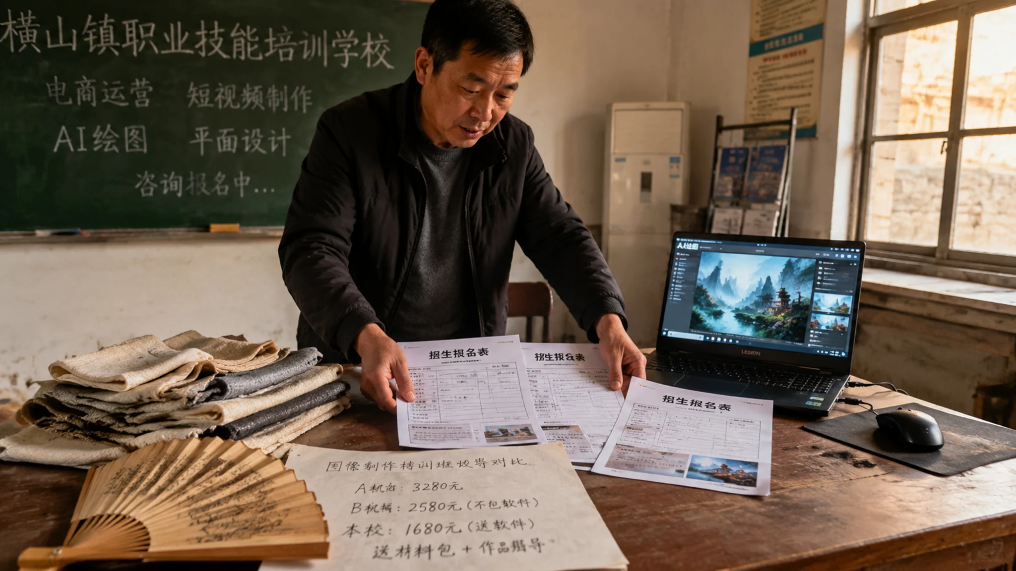 荣昌ai培训价格与行情：一个招生主管摆的实账