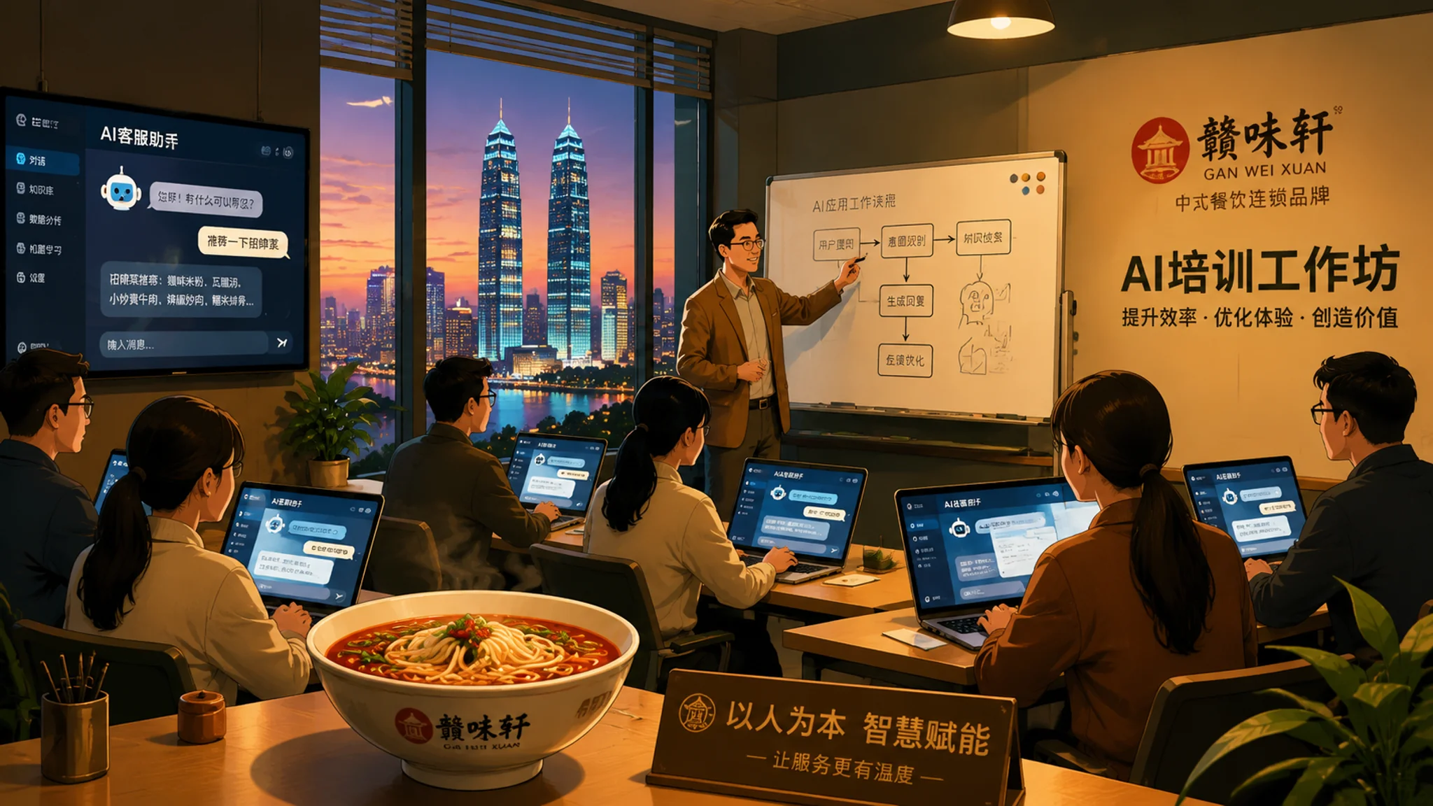 南昌培训AI组织实录：我们给32名员工办完一轮课的真账