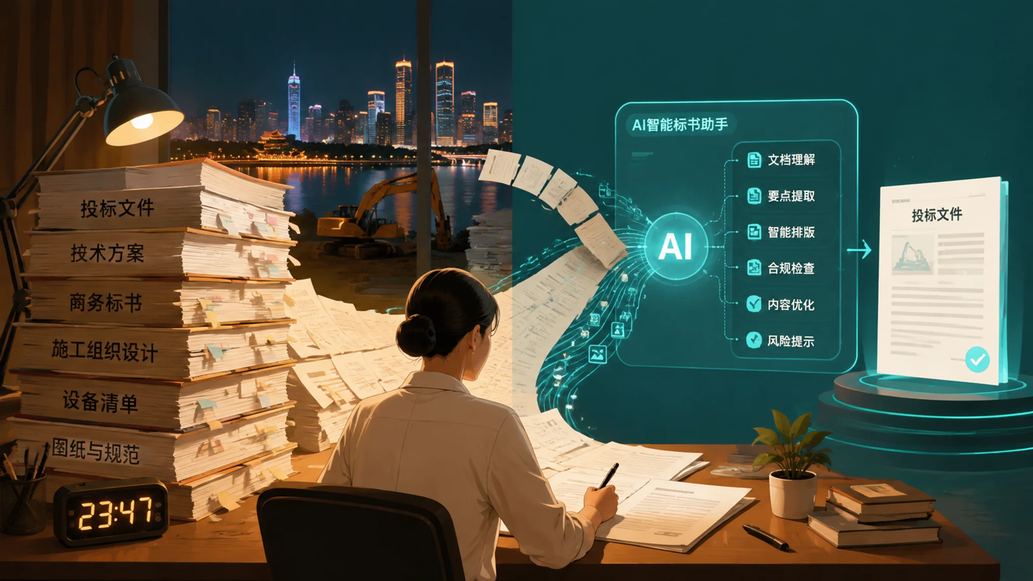 ai长沙培训学完真能用上吗？工程机械老文案的耗时实测