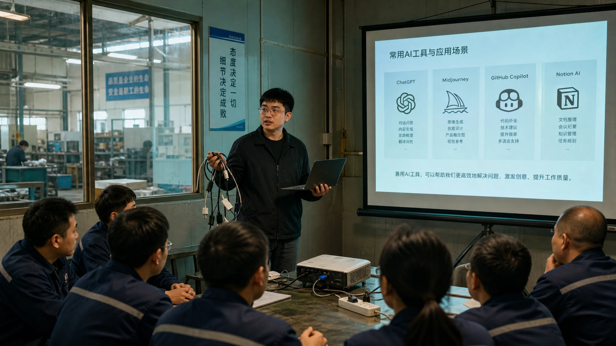 上门培训AI进厂实录：请讲师讲一天，报价差出三倍