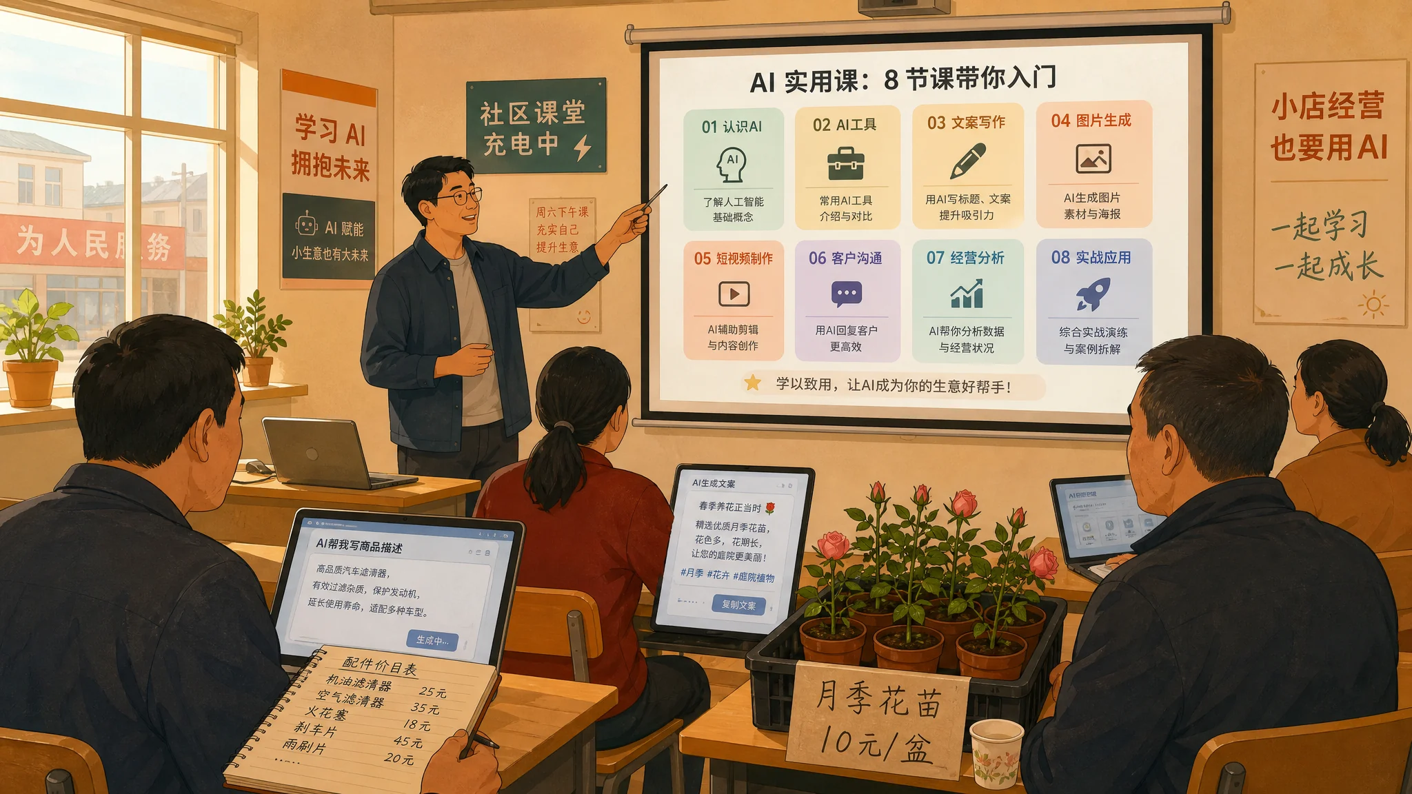 定州培训ai班到底教什么？我周末讲了两期课，逐节拆给你看