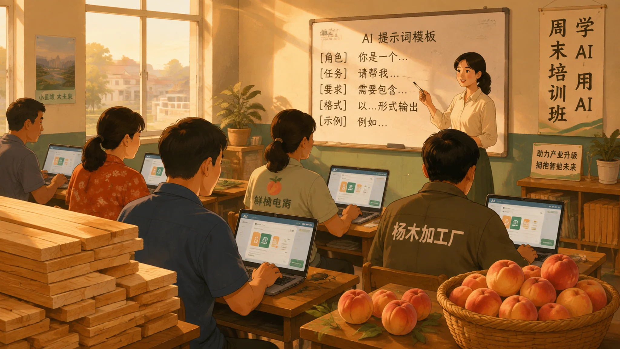 泗阳AI培训课表拆解：兼职讲师讲五个周末，哪些值回票价