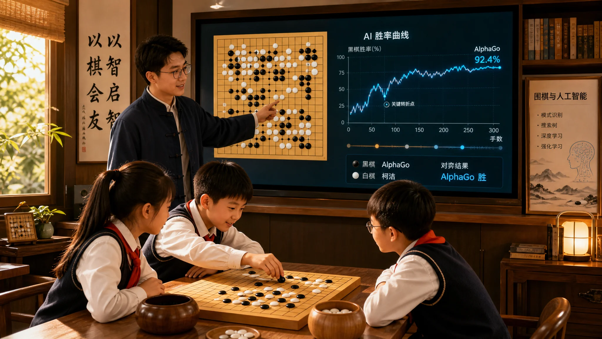 围棋ai培训试听三家后，我把复盘工具搬进了自己的教室