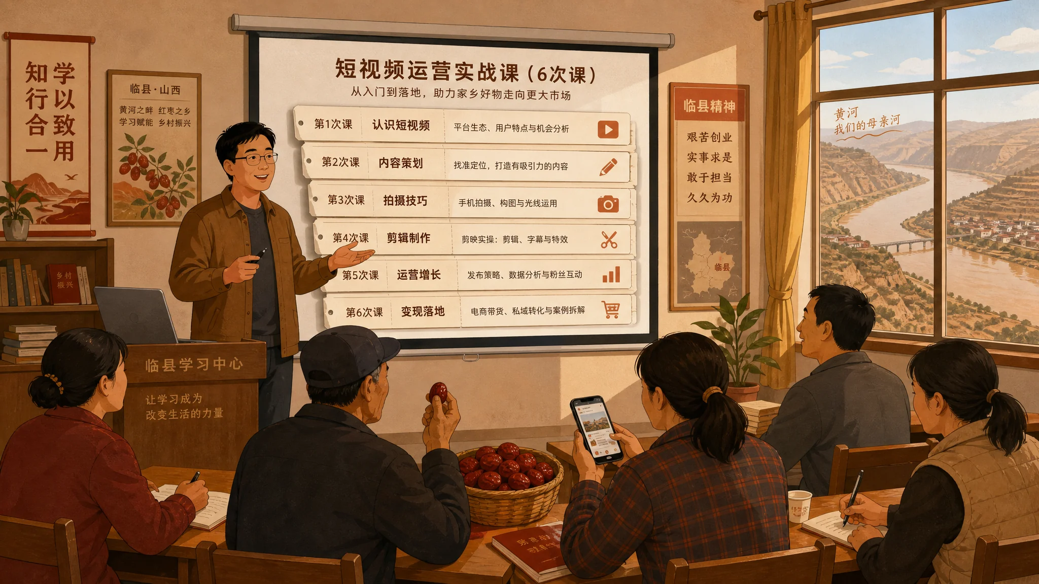 临县ai培训课上到底讲啥？兼职讲师把六节课拆开给你看