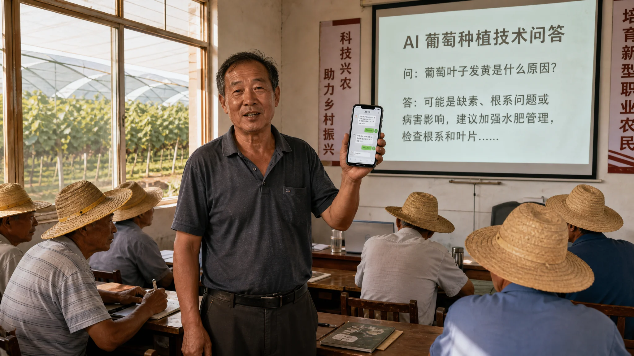 ai农民培训到底教啥？一个种植大户坐了三天课的拆解