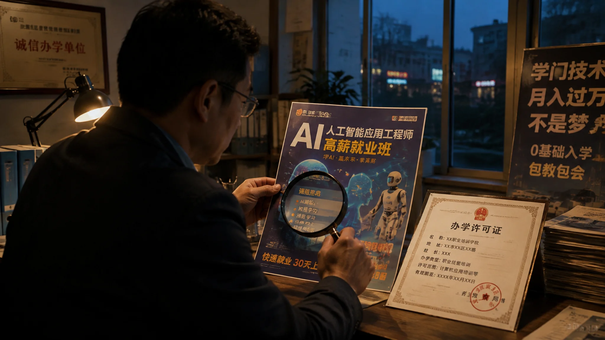 搜到硕鼠ai培训广告先别急着交钱：一个招生主管的核实记录