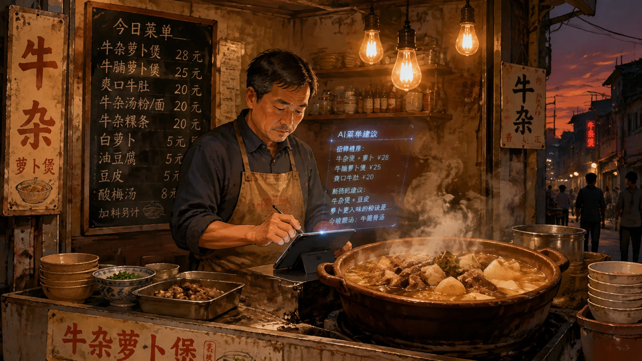 花1980上完小吃培训Ai课，我把值钱的和水的都拆给你看
