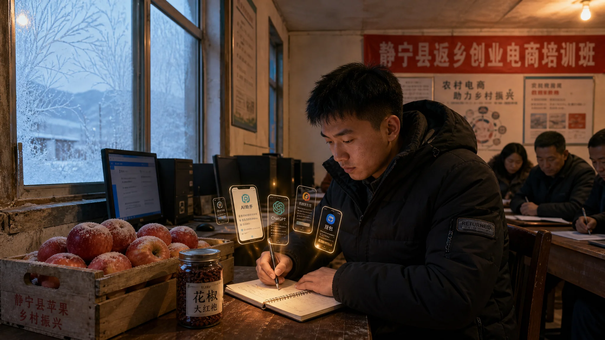 甘谷县Ai培训在哪报？返乡青年蹭县里免费课的记录
