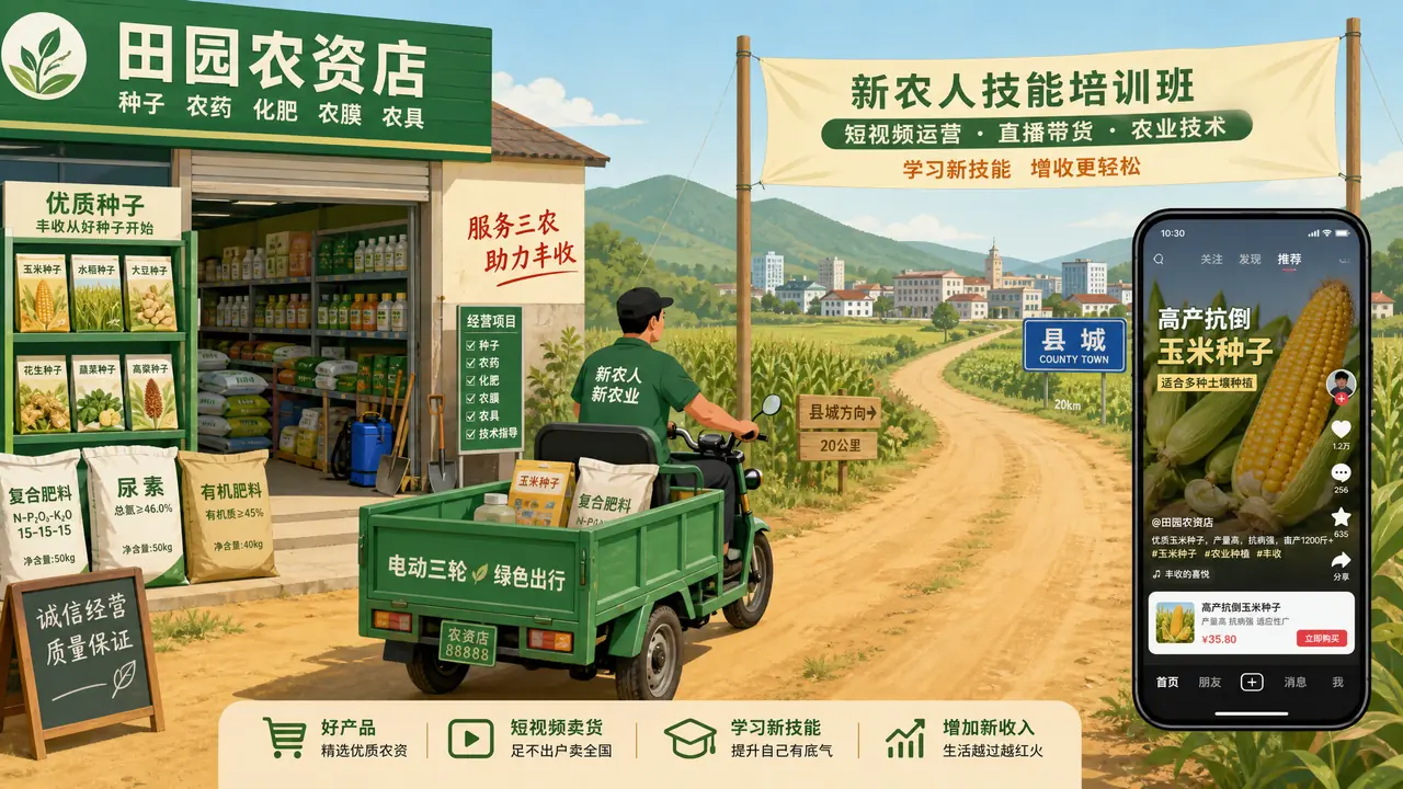 唐河ai培训有得学吗？乡镇农资店主的跑城记录