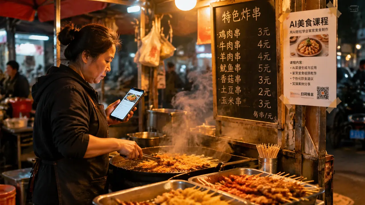 ai小吃培训值得交钱吗？炸串店老板上完课来交底