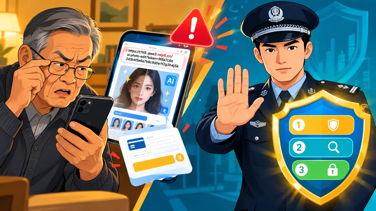 AI修图链接别乱点：网警朋友教我的三条底线