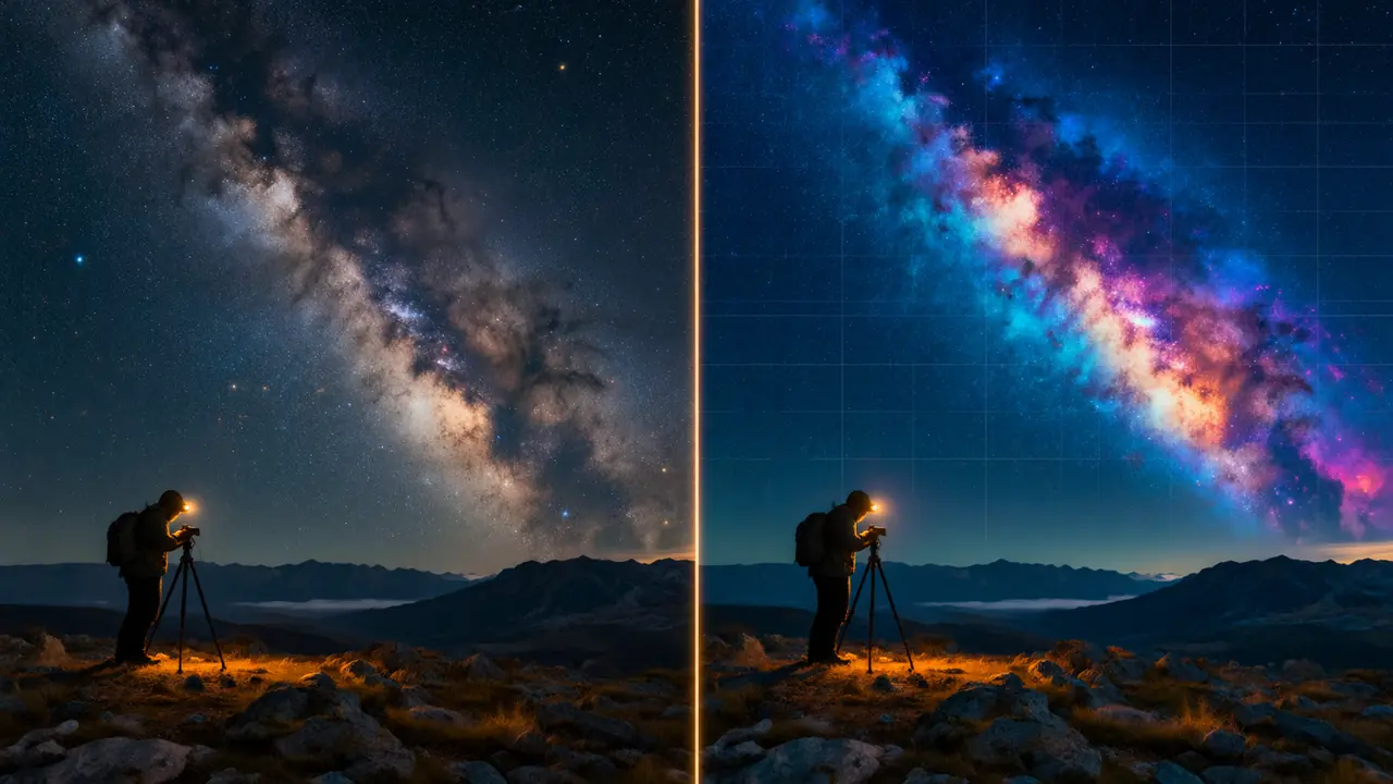 银河AI修图能修出银河吗？星空摄影爱好者的底线讨论