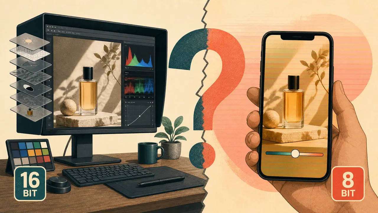 专业AI修图和普通App差在哪？修了十年图的老手拆给你看