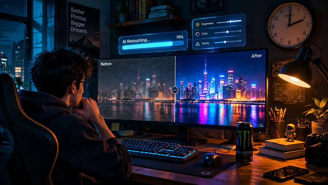Neo AI修图是什么？极客玩家上手新工具的一晚