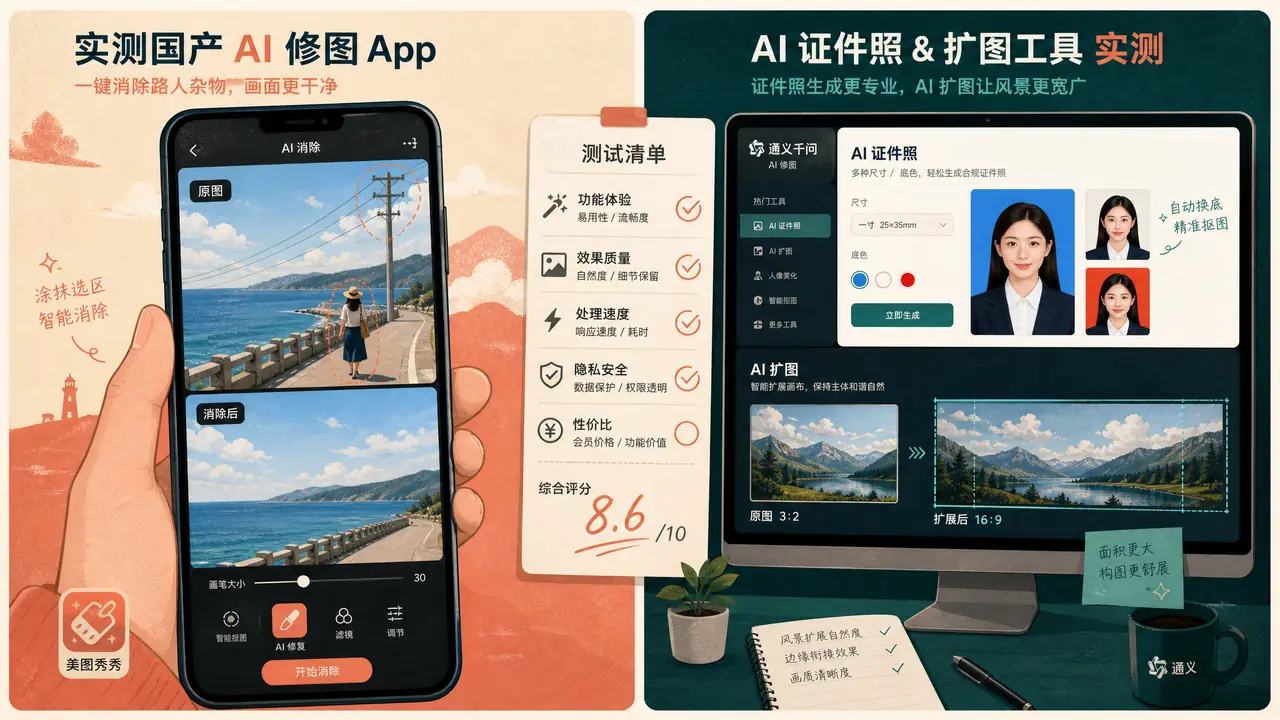 ai修图国内工具有多能打？国产修图软件的实测观感