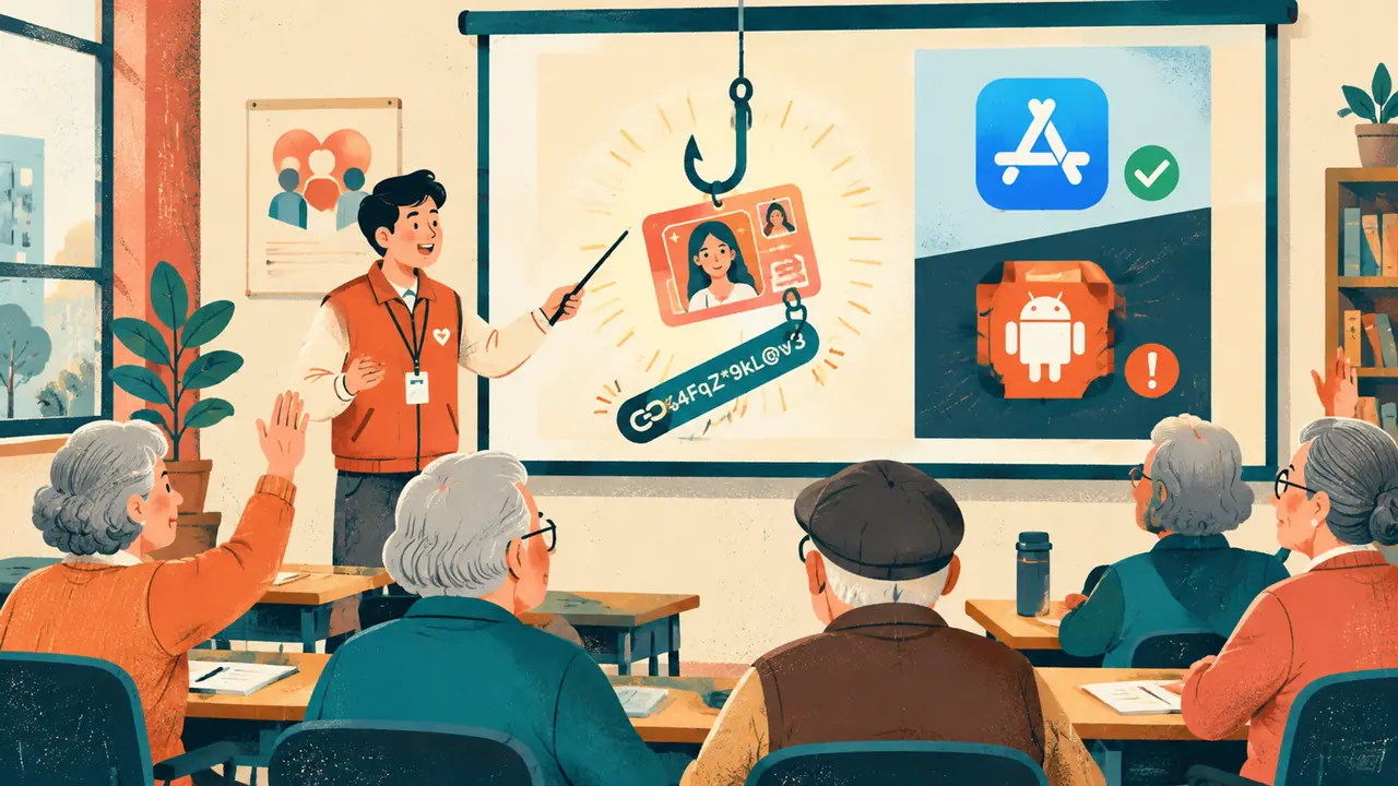 AI修图钓鱼链接识别：反诈宣传员的社区课堂实录