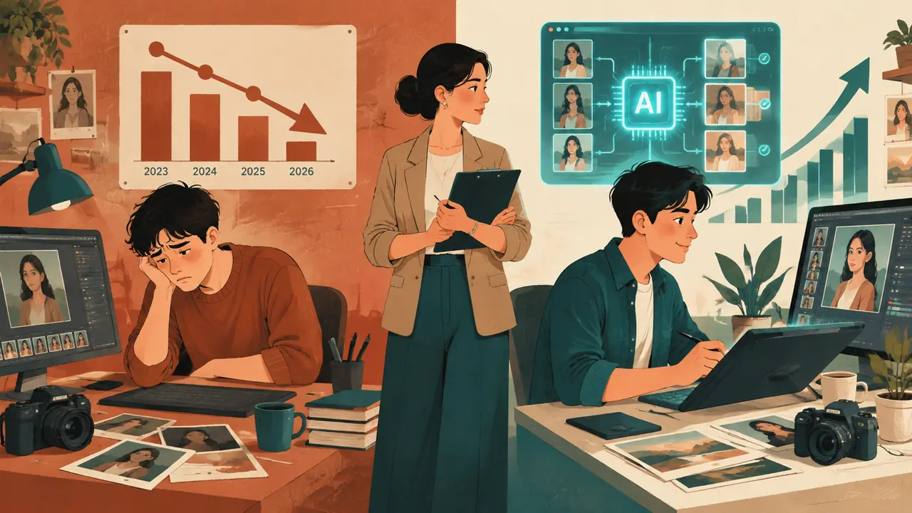 AI修图就业影响有多大？修图培训机构就业老师的数据观察
