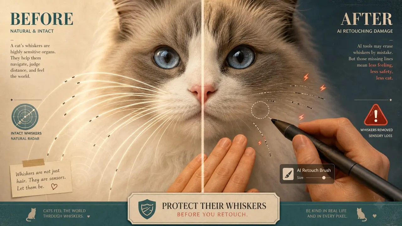 猫猫AI修图的胡须保卫战：布偶猫舍主理人的记录