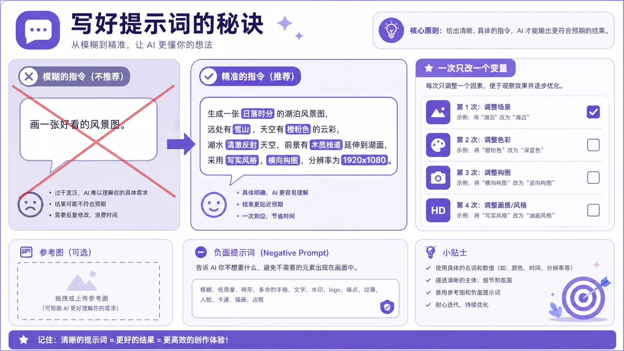 ai修图提示词写法：跟AI说话的语法