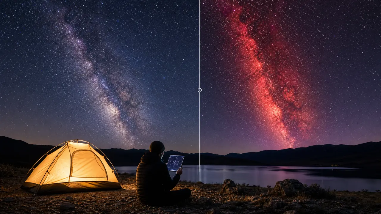 星汉ai修图手记：银河是拉出来还是画出来，我两种都试了